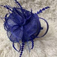 Diadema adorno azul