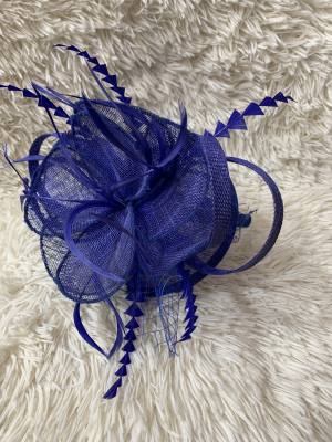 Diadema adorno azul